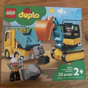 ✨ LEGO DUPLO 10931 Truck & Tracked Excavator — RETIRED | Brand New Sealed ✨